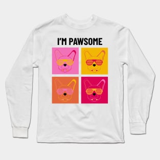 Awesome Pastel French Bulldog Long Sleeve T-Shirt